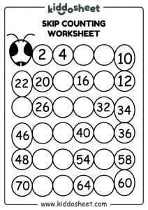 Skip Counting by 2s Printable Worksheet Files - Kiddosheet.com | Free
