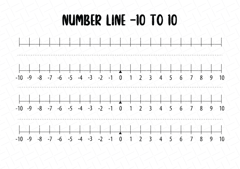 Number Line Printable Free Download