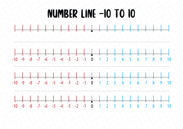 Number Line Printable Free Download