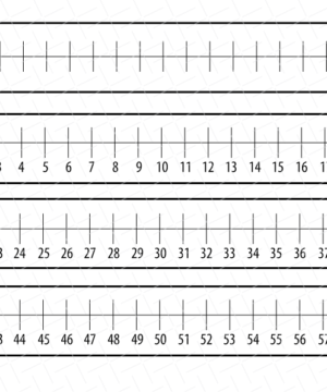 Number Line Printable Free Download