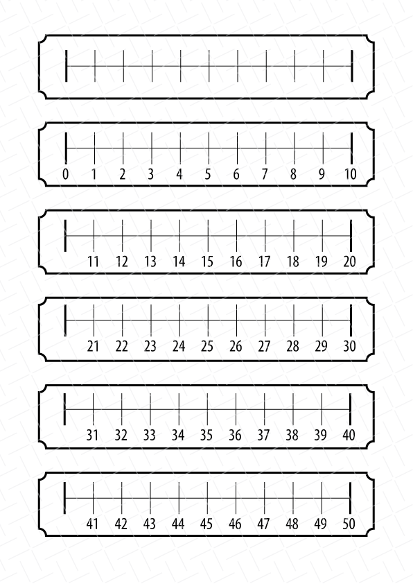 Number Line Printable Free Download