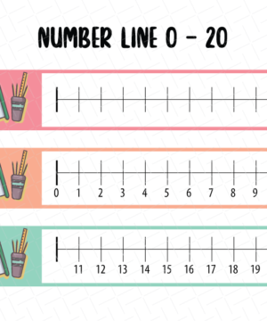 Number Line Printable Free Download