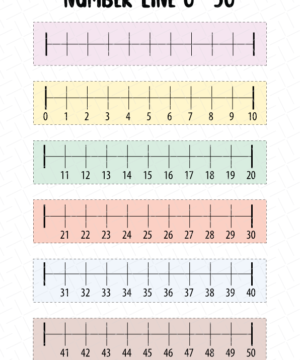 Number Line Printable Free Download