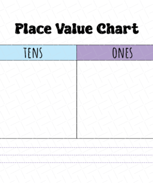 Place Value Chart Printable Free Download